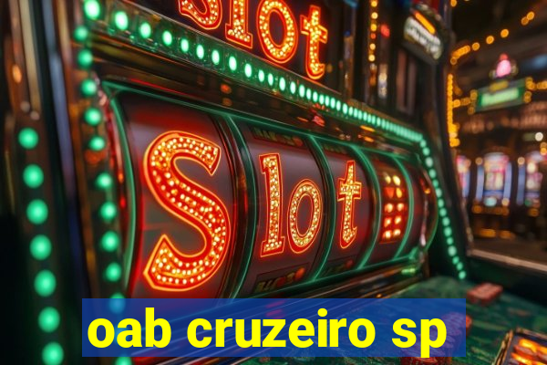 oab cruzeiro sp